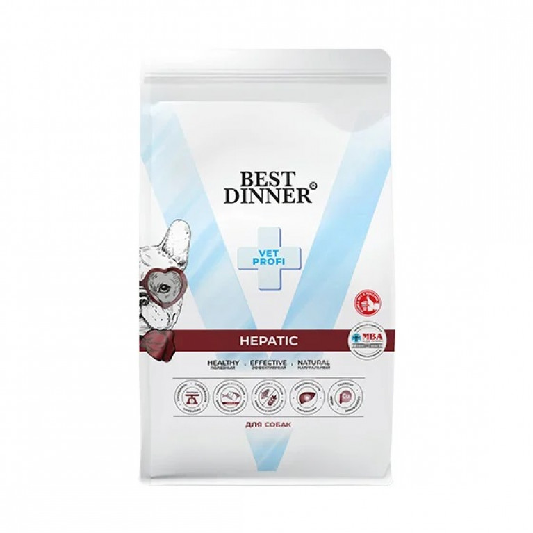 Best Dinner Vet Profi Hepatic Сухой корм при заболеваниях печени у взрослых собак всех пород
